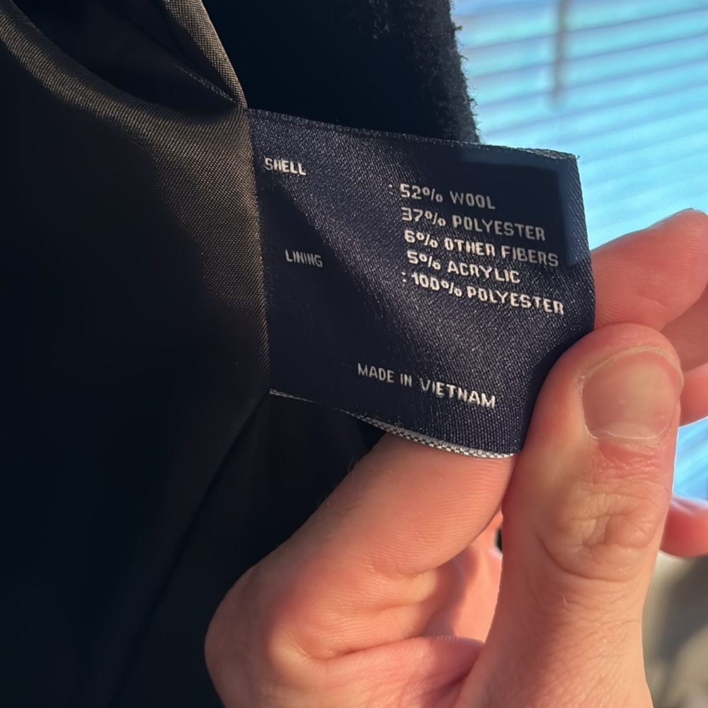 Chaps by Ralph Lauren Zip-Up Pea/Down Coat XL - Picture 9 of 11